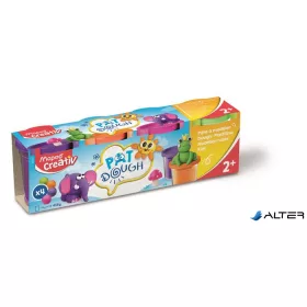   Gyurma készlet, 4x114 g, MAPED CREATIV "Pat Dough Fancy", vegyes színek