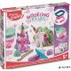 Modellező gyurma készlet, levegőre száradó, MAPED CREATIV, "Modeling Friends Magical", mágikus