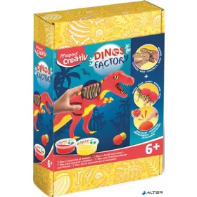   Dínó készítő modellező gyurmakészlet, T-Rex, MAPED CREATIV 'Dinos factory'