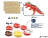 Dínó készítő modellező gyurma készlet, MAPED CREATIV "Dinos factory", T-Rex