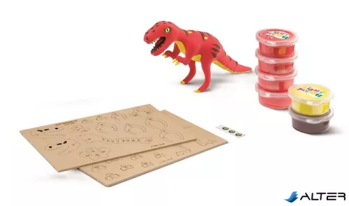 Dínó készítő modellező gyurmakészlet, T-Rex, MAPED CREATIV 'Dinos factory'