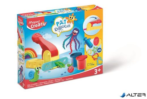 Gyurma és formázó készlet, 16 darabos, MAPED CREATIV, "Pat Dough"