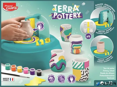 Korongozó készlet, MAPED CREATIV 'Terra Pottery'