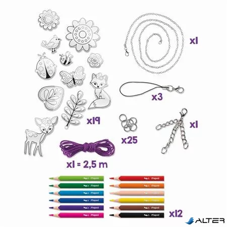 Mágikus ékszerkészítő készlet, MAPED CREATIV "Imagin' Style"