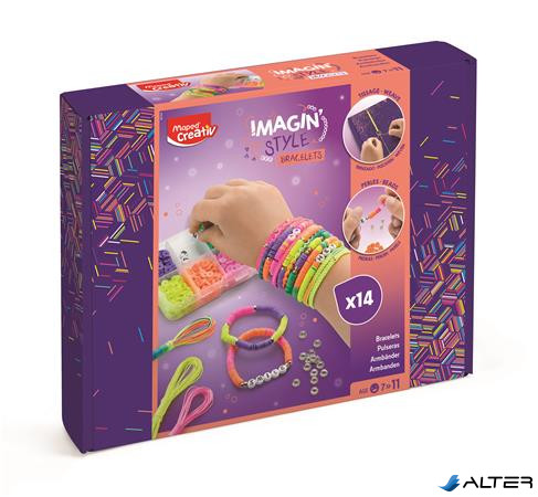 Karkötő készítő készlet, MAPED CREATIV, "Imagin' Style", neon
