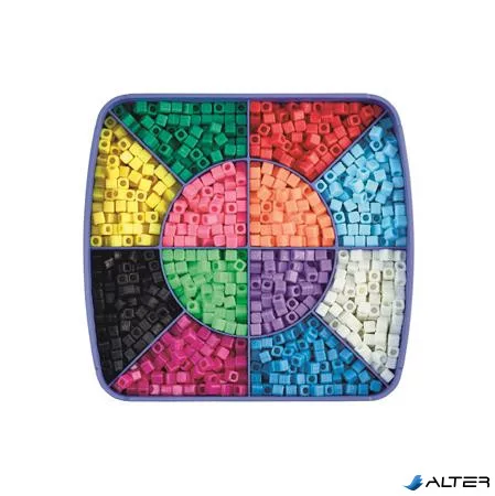 Pixel-gyár gyöngy készlet, sablonnal, MAPED CREATIV 'Pixel Factory'