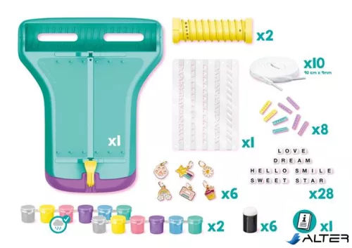 Cipőfűző díszítő készlet, MAPED CREATIV "Shoelace Factory"