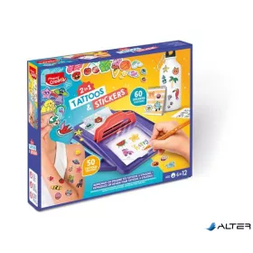   Tetoválás- és matricakészítő készlet  2 az 1-ben, MAPED CREATIV "Tattoos & Stickers"