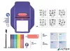 Tetoválás- és matricakészítő készlet  2 az 1-ben, MAPED CREATIV "Tattoos & Stickers"