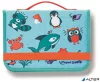 Kreatív készségfejlesztő tábla, utazótáskával, állati móka, MAPED CREATIV "Travel Board"