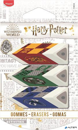 Radír, MAPED 'Harry Potter Teens Pyramid', vegyes színek