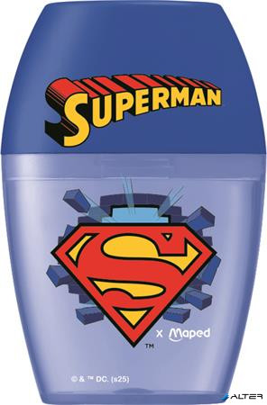 Hegyező, egylyukú, tartályos, MAPED "Superman Shaker"
