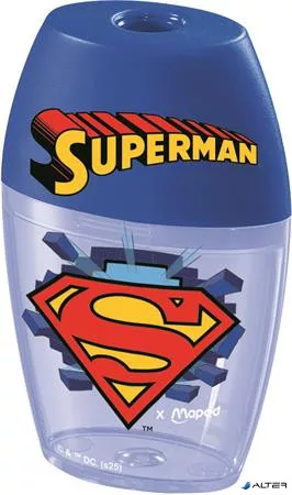 Hegyező, egylyukú, tartályos, MAPED 'Superman Shaker'