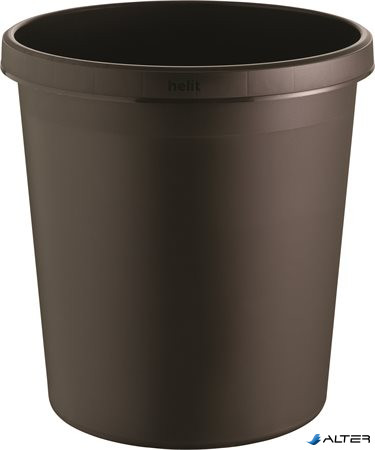 Papírkosár, 18 liter, HELIT, barna