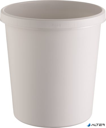 Papírkosár, 18 liter, HELIT, világos szürke