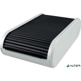   Névjegytartó, 300 db-os, rolós, fekvő, HELIT 'Linear', szürke