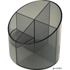   Írószertartó, 4 részes, HELIT "Economy", füstszínű