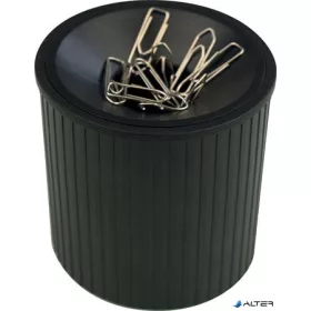 Gemkapocstartó, mágneses, HELIT 'Linear', fekete