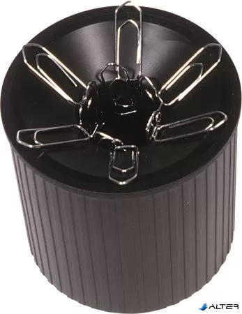 Gemkapocstartó, mágneses, HELIT 'Linear', fekete