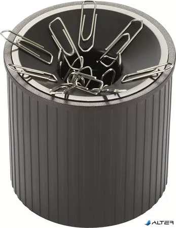 Gemkapocstartó, mágneses, HELIT 'Linear', fekete