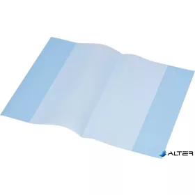   Füzet- és könyvborító, A5, PP, 80 mikron, narancsos felület, PANTA PLAST, kék