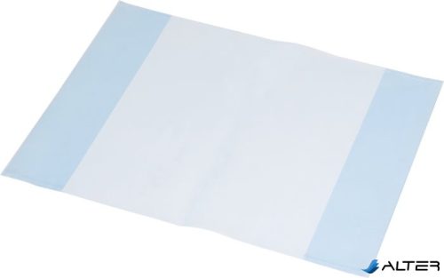 Füzet- és könyvborító, A4, PP, 80 mikron, narancsos felület, PANTA PLAST, kék