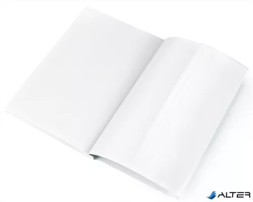 Füzet- és könyvborító, áttetsző, fényes felület, állítható széllel, öntapadó csíkkal 550x310 mm, PP, PANTA PLAST