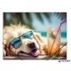 Gumis mappa, 15 mm, PP, A4, PANTA PLAST, 'Chillout dog'