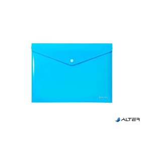 Irattartó tasak, A4, PP, patentos, PANTA PLAST, neon kék