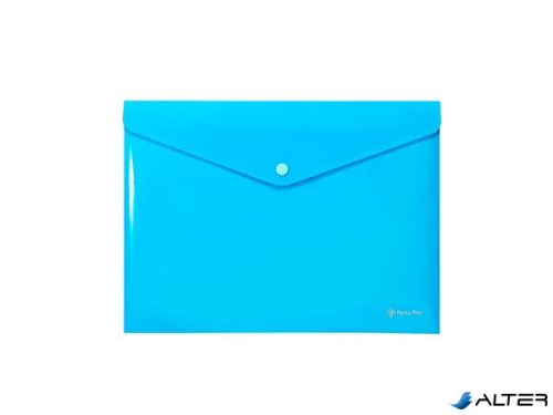 Irattartó tasak, A4, PP, patentos, PANTA PLAST, neon kék