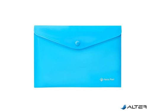 Irattartó tasak, A5, PP, patentos, PANTA PLAST, neon kék