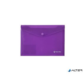 Irattartó tasak, A5, PP, patentos, PANTA PLAST, neon lila