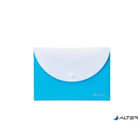   Irattartó tasak, A5, PP, patentos, két zsebes, PANTA PLAST, neon kék