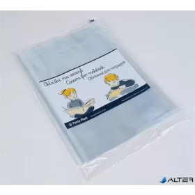   Füzet- és könyvborító, A4, PP, 80 mikron, narancsos felület, PANTA PLAST, víztiszta