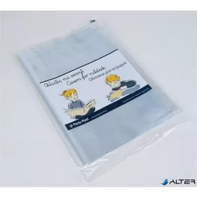   Füzet- és könyvborító, A4, PP, 80 mikron, narancsos felület, PANTA PLAST, víztiszta