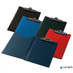   Felírótábla, fedeles, A4, sarokzsebbel, PANTA PLAST, piros