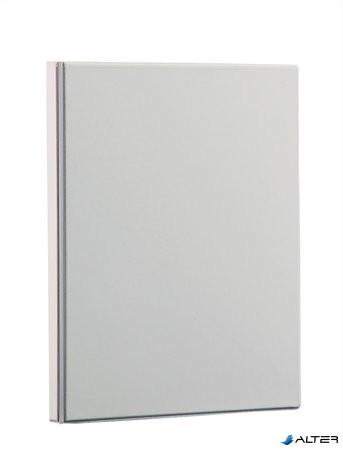 Gyűrűs könyv, panorámás, 4 gyűrű, 15 mm, A4, PP/karton, PANTA PLAST, fehér
