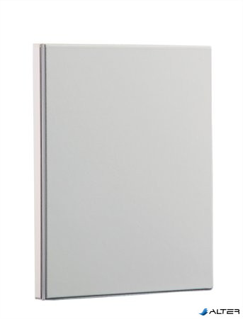 Gyűrűs könyv, panorámás, 4 gyűrű, 25 mm, A4, PP/karton, PANTA PLAST, fehér
