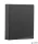 Gyűrűs könyv, panorámás, 4 gyűrű, 80 mm, A4, PVC, PANTA PLAST, fekete