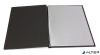 Étlaptartó, A4, bőrhatású, PANTA PLAST 'Keretes Menu', sötétbarna-barna