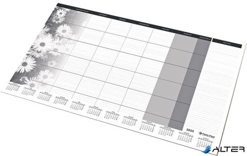 Könyökalátét, 470x330 mm, havi tervezővel, PANTA PLAST, virágos