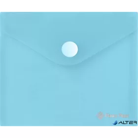   Irattartó tasak, A6, PP, patentos, 160 mikron, PANTA PLAST, pasztellkék