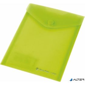   Irattartó tasak, A6, PP, patentos, 160 mikron, PANTA PLAST, pasztellzöld