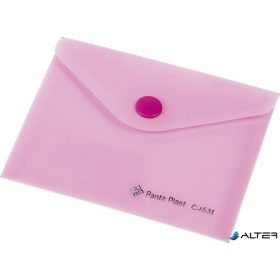   Irattartó tasak, A6, PP, patentos, 160 mikron, PANTA PLAST, pasztell rózsaszín