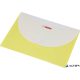 Irattartó tasak, A4, PP, patentos, két zsebes, 200 mikron, PANTA PLAST, sárga