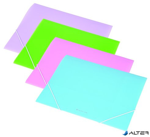 Gumis mappa, 15 mm, PP, A4, PANTA PLAST, pasztellkék