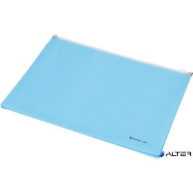   Irattartó tasak, A4, PP, cipzáras, talpas, PANTA PLAST, pasztellkék