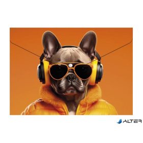   Irattartó tasak, A4 PP, patentos, 180 mikron, PANTA PLAST 'Cool dog'