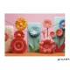 Irattartó tasak, A5 PP, patentos, 180 mikron, PANTA PLAST "Modern Flowers"