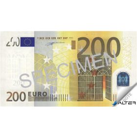   Jegyzettömb, 70 lap, 114x61,5 mm, PANTA PLAST '200 Euro'